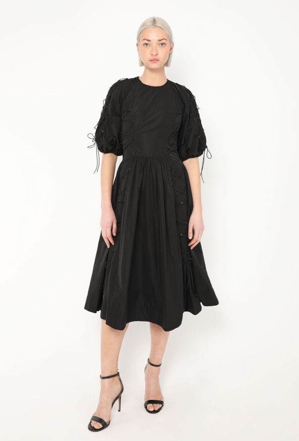 Simone Rocha 2021 Pleated Nylon Dress - 3