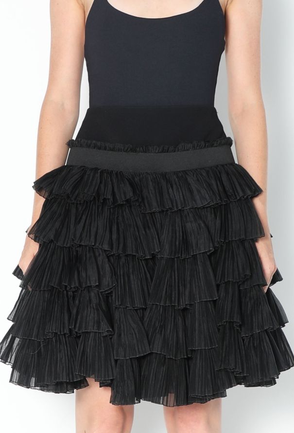 Balenciaga Resort 2009 Tiered Silk Skirt - 2