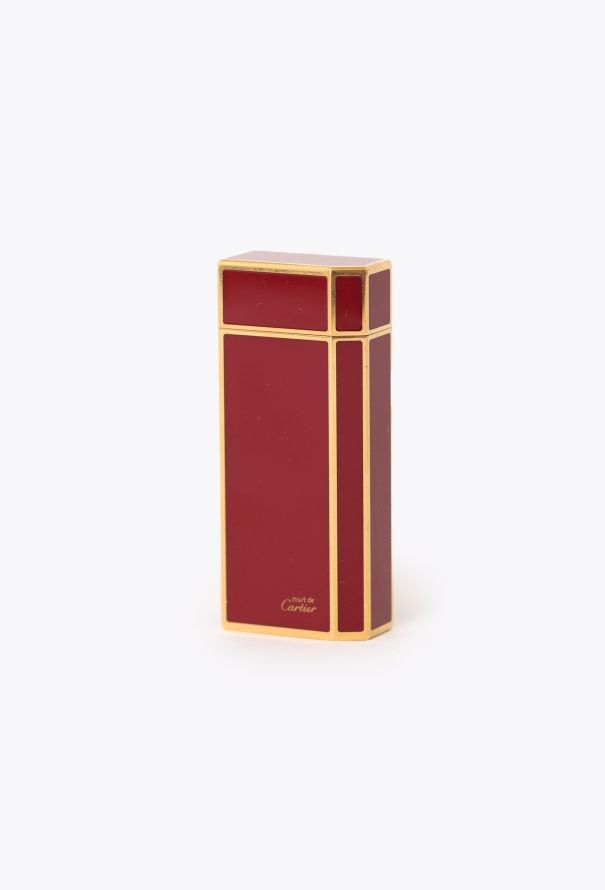 Cartier '80s Must Bordeaux Lacquered Lighter - 4
