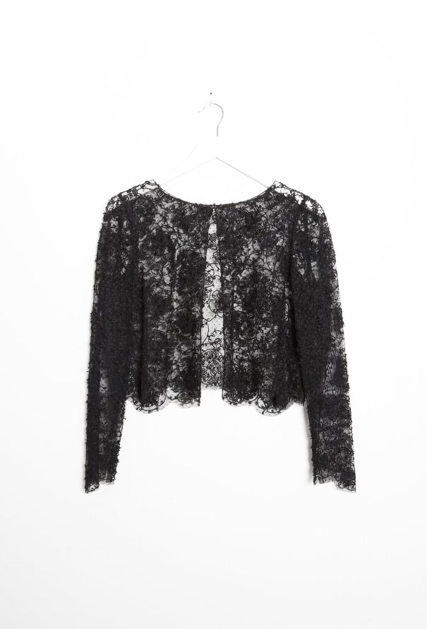 Chanel Embroidered Lace Bolero & Skirt Set - 2