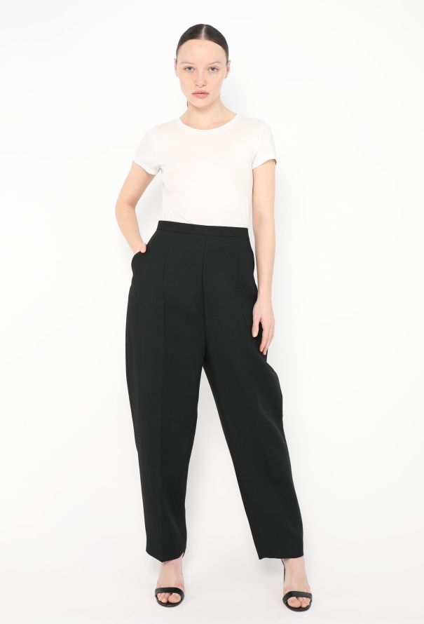 Céline Classic Tapered Twill Trousers - 3