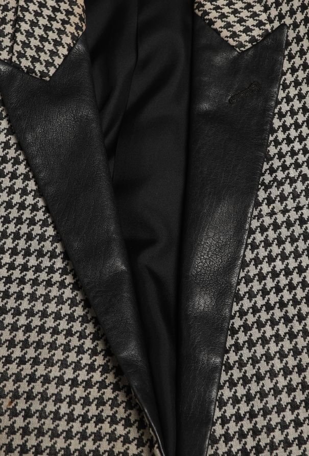 Saint Laurent S/S 2014 Houndstooth Blazer - 7