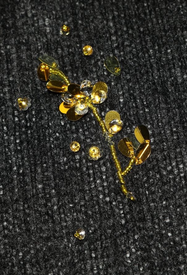 Prada Embellished Mohair Knit Top - 6