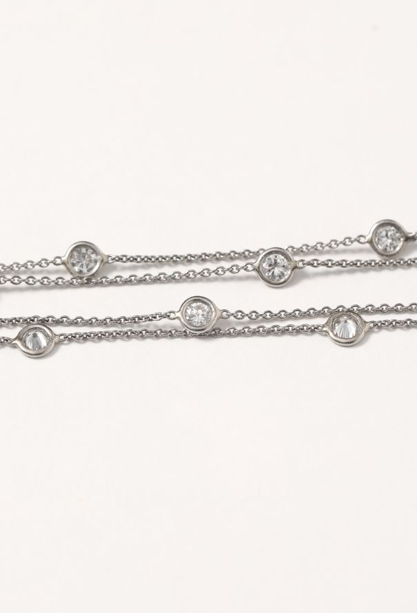 Vintage Fine Jewelry Platinum & 6 Carats Diamond Sautoir Necklace - 3