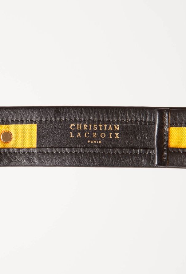 Christian Lacroix Bicolor Crew Belt - 4