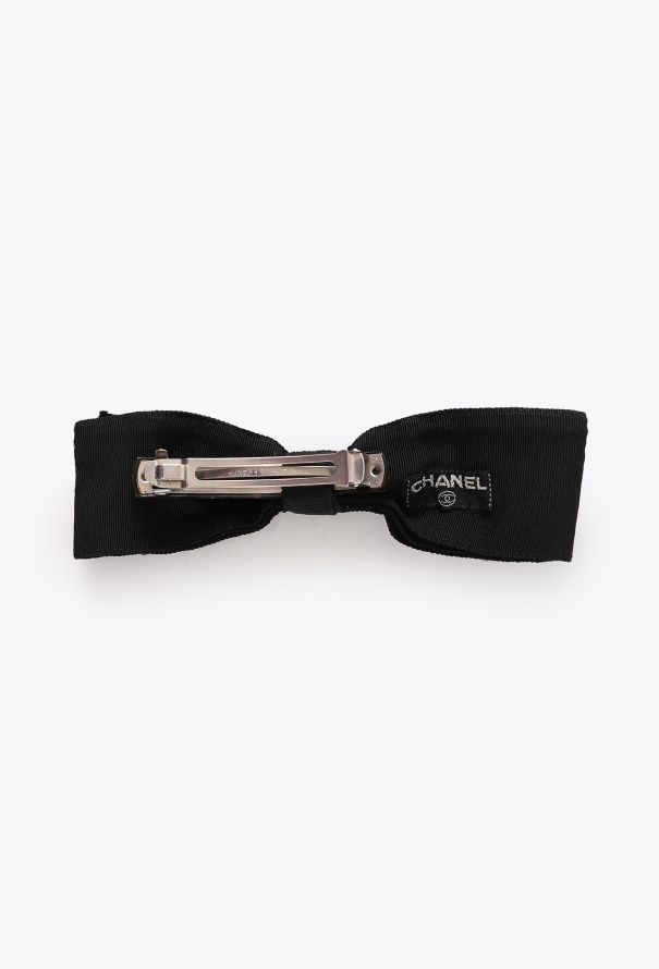 Chanel '70s Grosgrain Bow Hairclip - 4