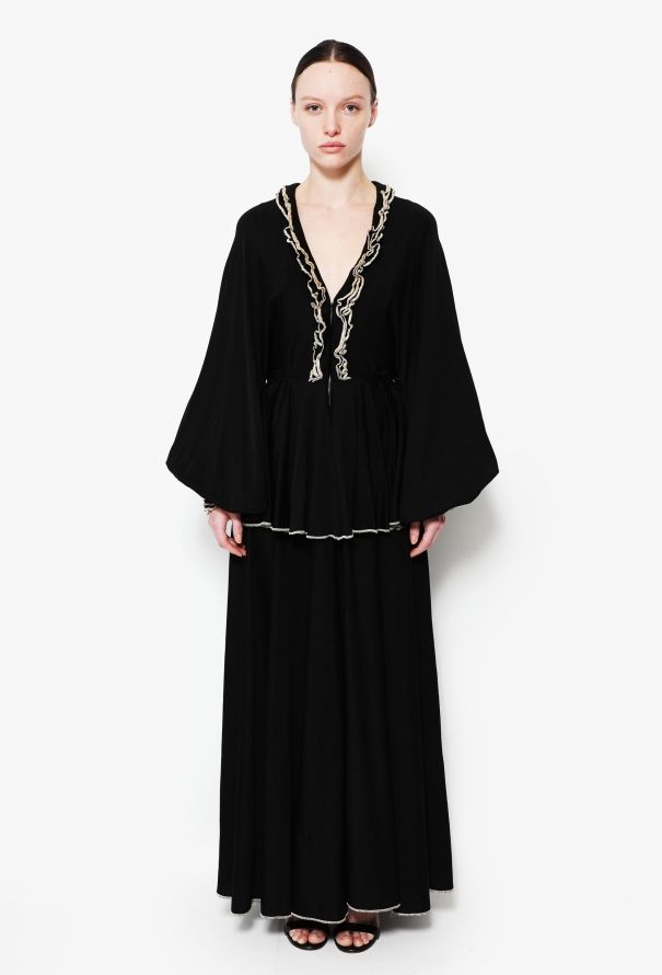 Jean Varon '70s Tiered Maxi Dress - 1