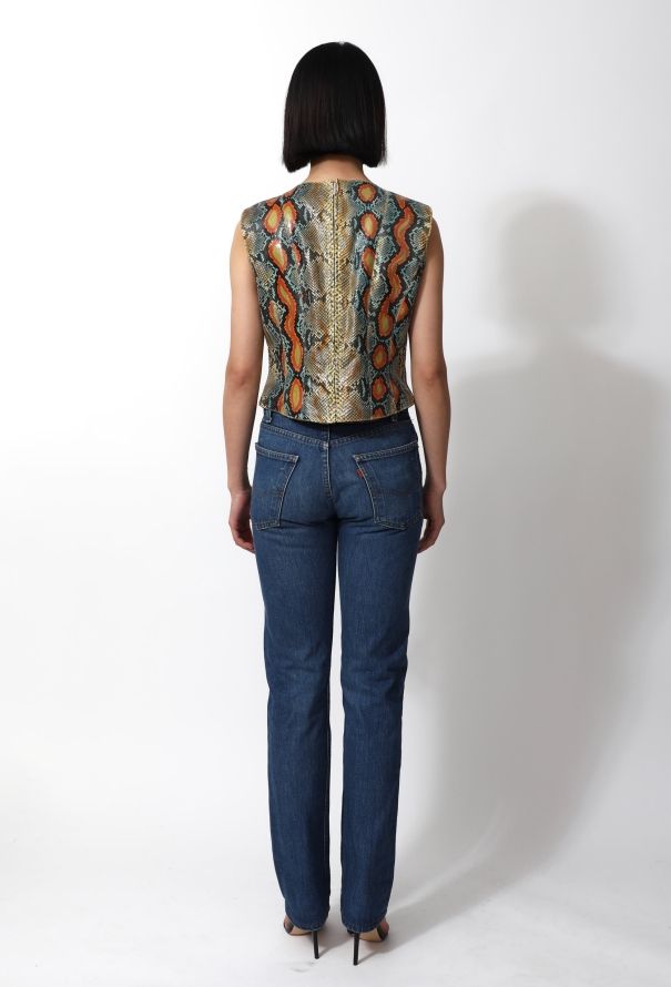 Chanel Iconic S/S 2000 Python Top - 4