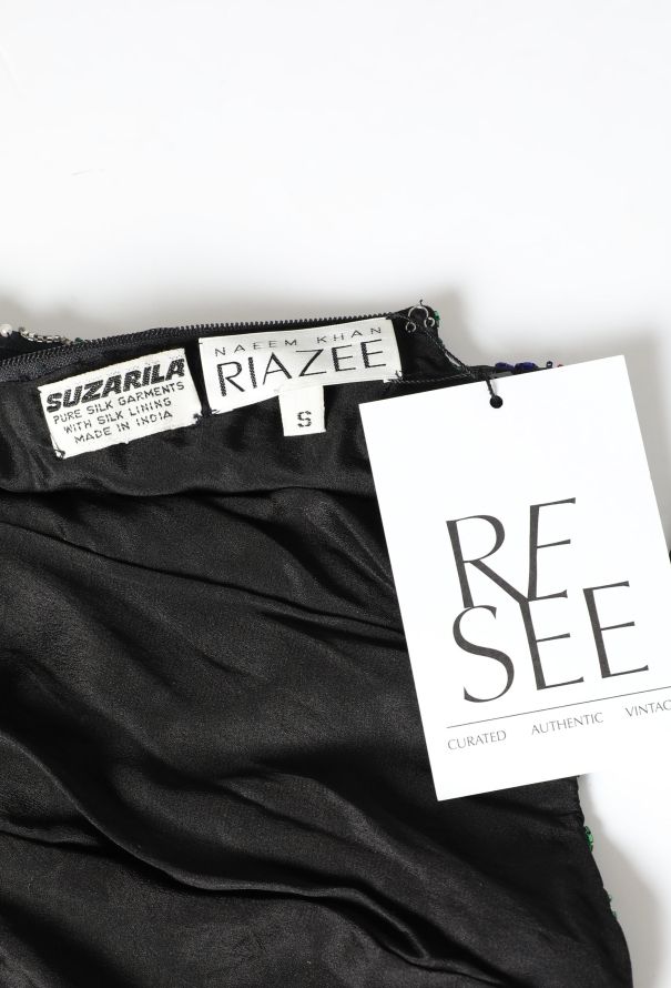 Naeem Khan Embellished Silk Bustier Dress - 4