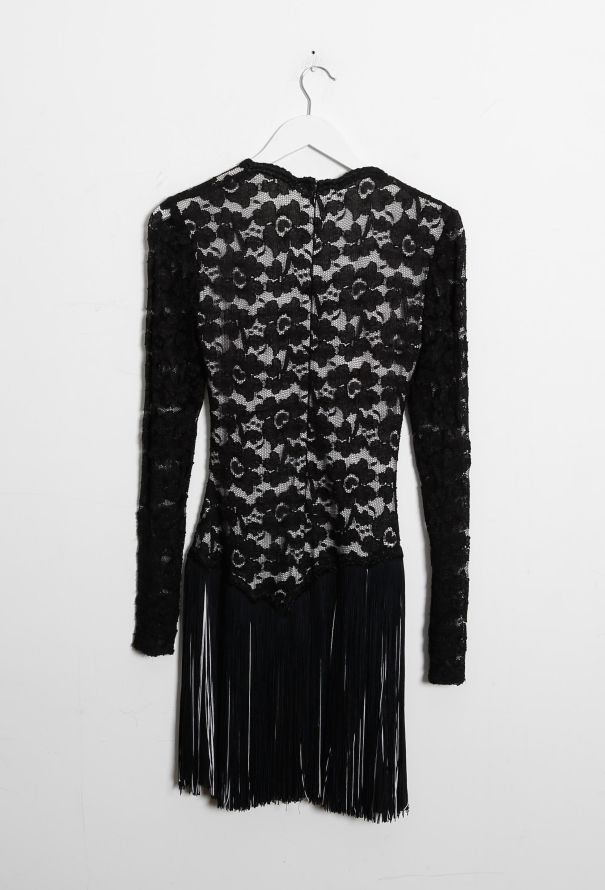 Embroidered Lace Evening Dress - 9