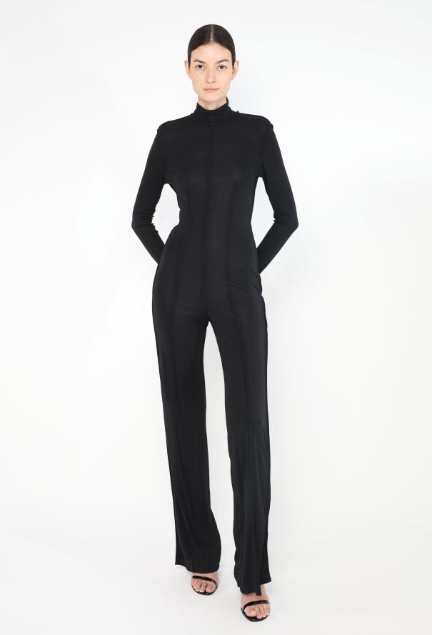 Jean Paul Gaultier '90s Mock-Neck Jumpsuit - 3