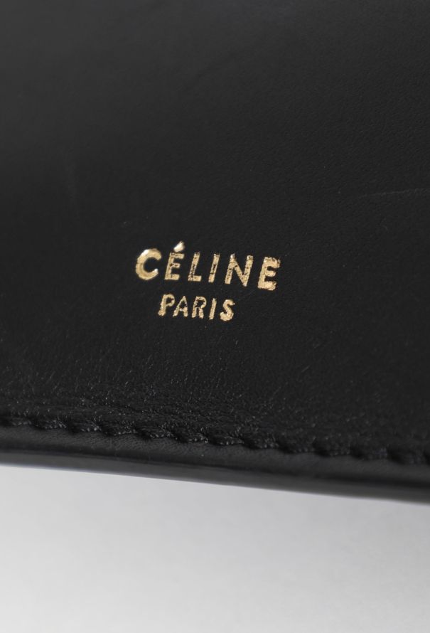 Céline Black Calfskin Clutch - 13
