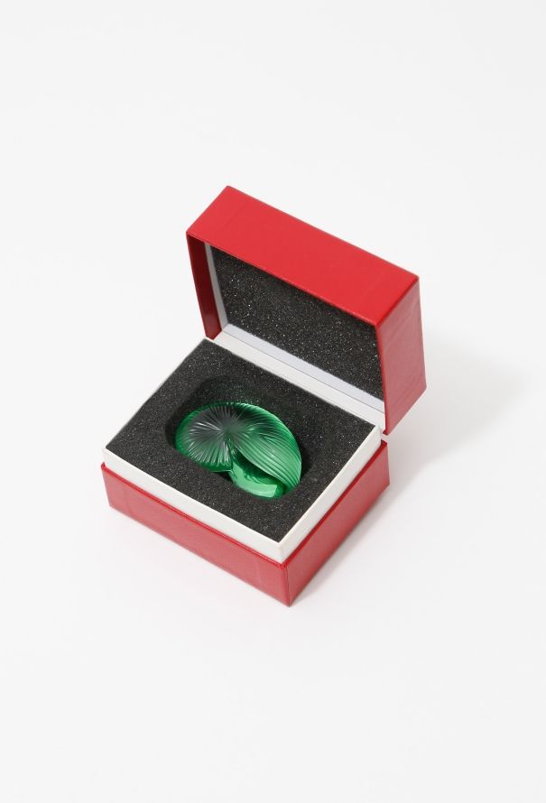 Vintage Objects & Decor 90s Baccarat "Nautilus" Shell Crystal Paperweight - 1