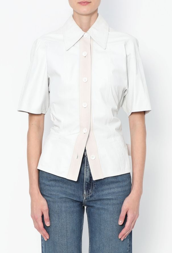 Céline 2017 Belted Lambskin Top - 1