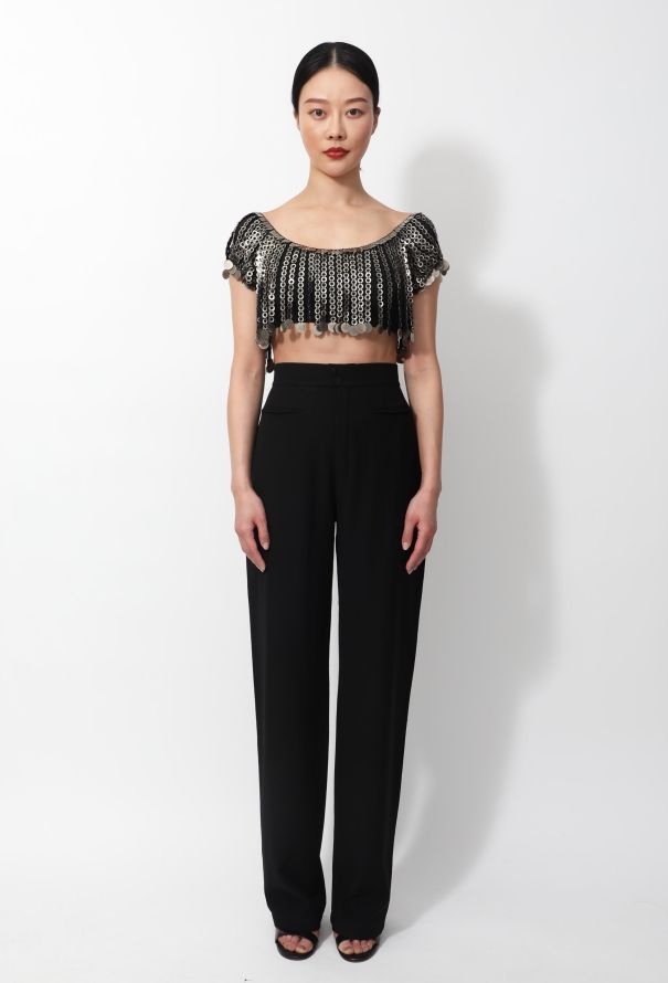 Metallic Crop Top - 2