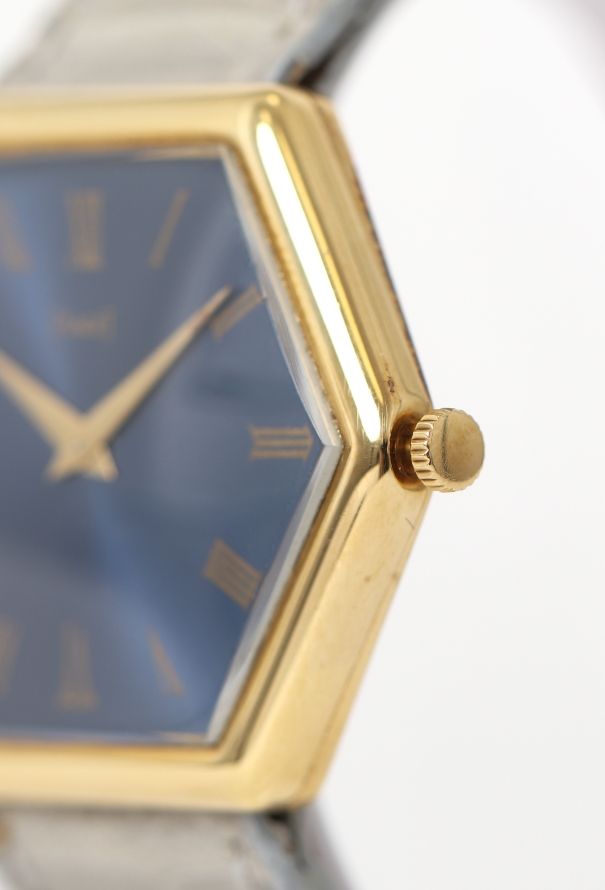 Piaget RARE '70s Hexagonal 18K Yellow Gold Watch - 5