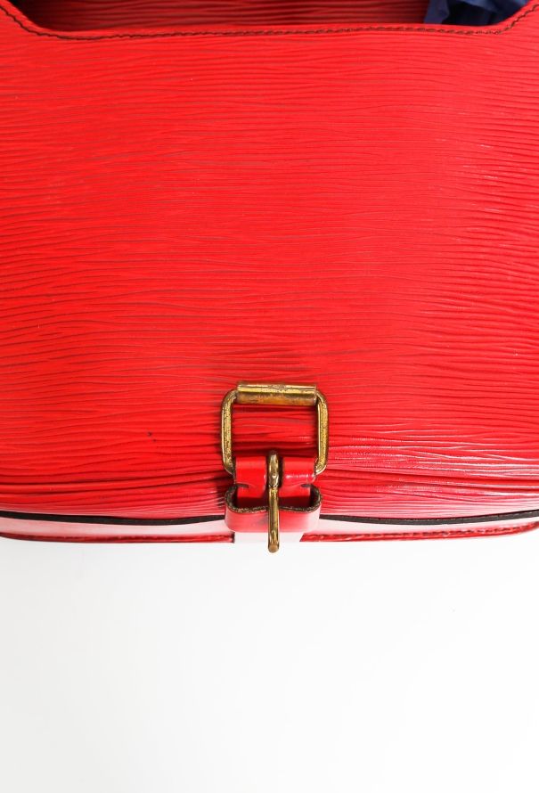 Louis Vuitton Red Epi Cartouchiere Bag - 12