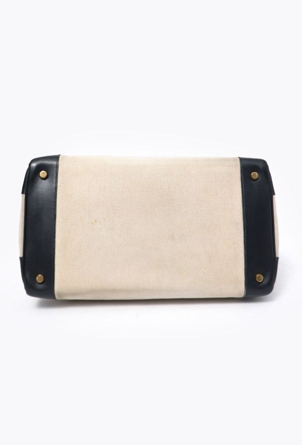 Hermès Exceptional '90s Caban Box & Toile H Birkin 35 - 8