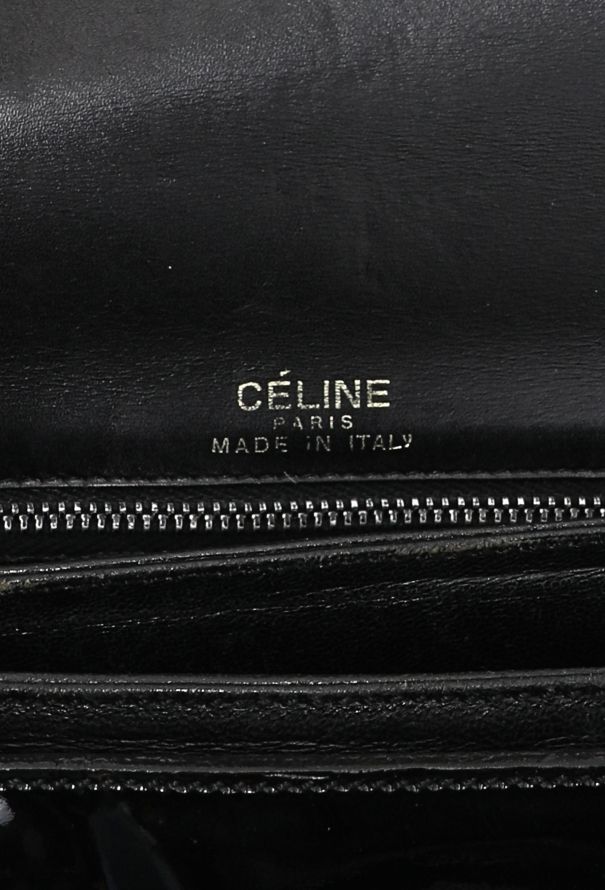 Céline Vintage Crécy Patent Bag - 10