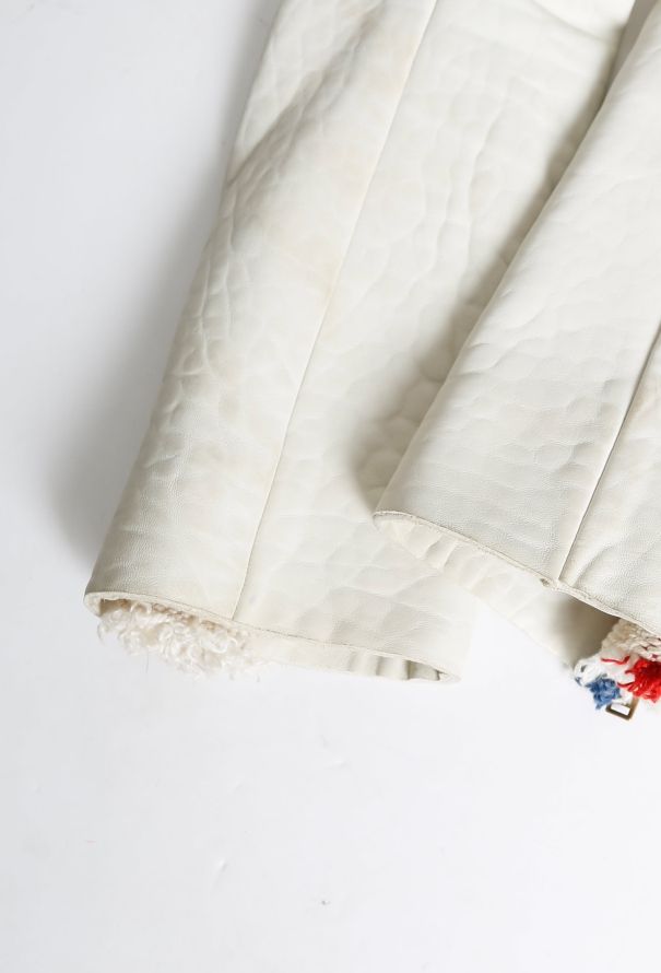 Céline Belted Linen Zip Jacket - 8