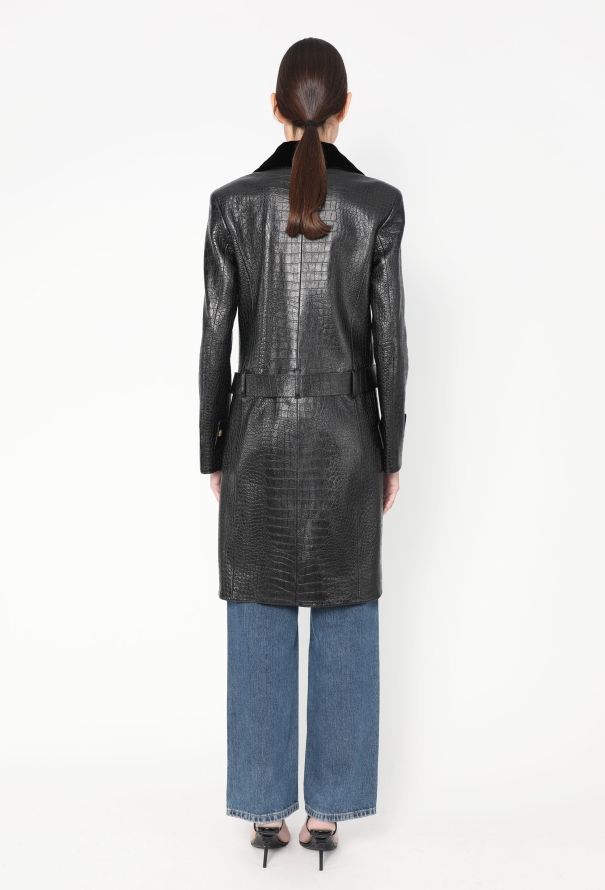 Chanel Pre-Fall 2019 Paris-New York Leather Coat - 6