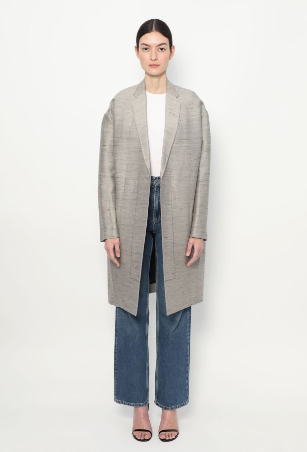Céline 2013 Oversized Stitched Coat - 1