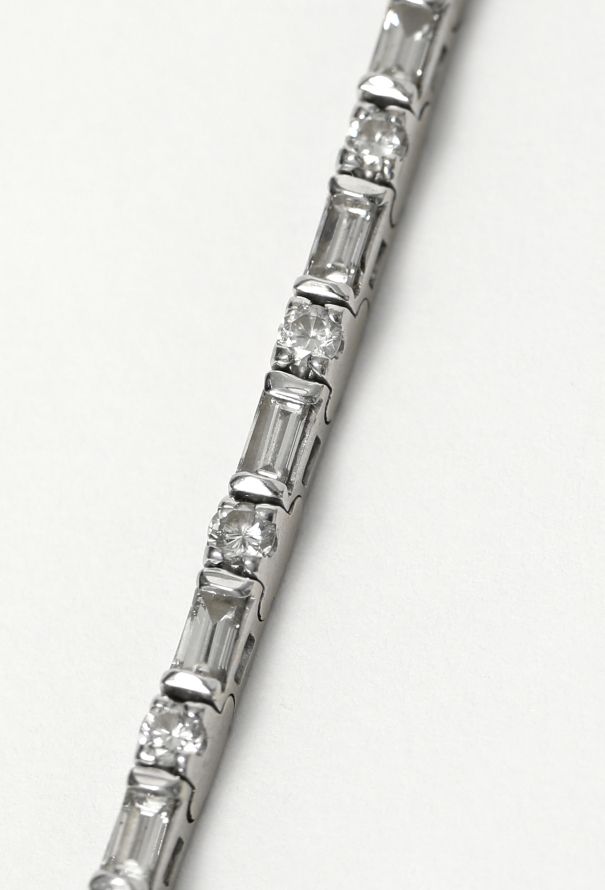 Vintage Fine Jewelry 18k White Gold & Diamond Bracelet - 5