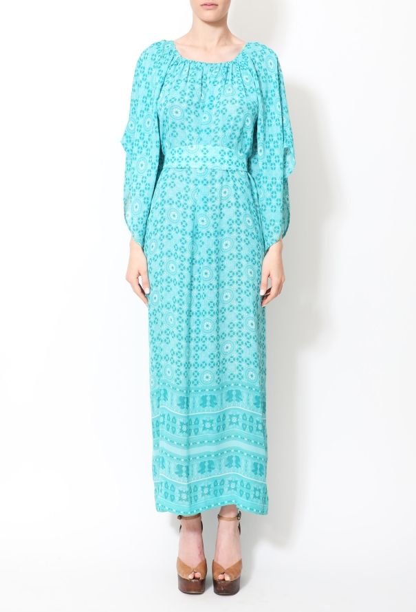 Balmain '70s Belted Crêpe Kaftan - 3