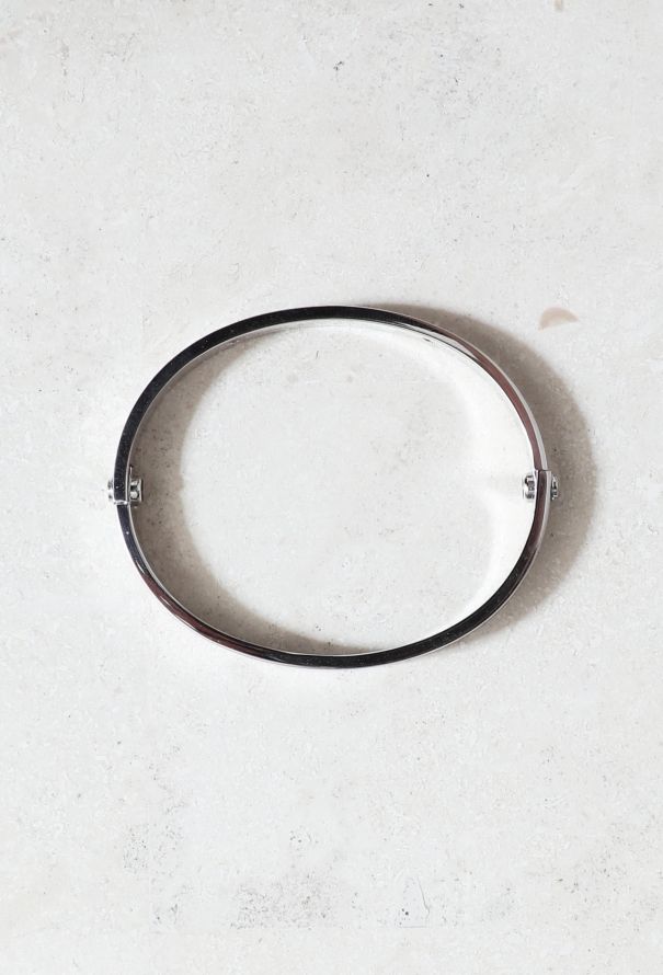 Cartier 18k White Gold Diamond Love Bracelet - 5