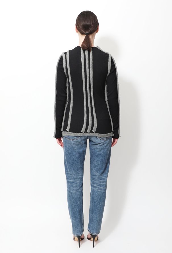 Louis Vuitton Bicolor Piping Knit Sweater - 3
