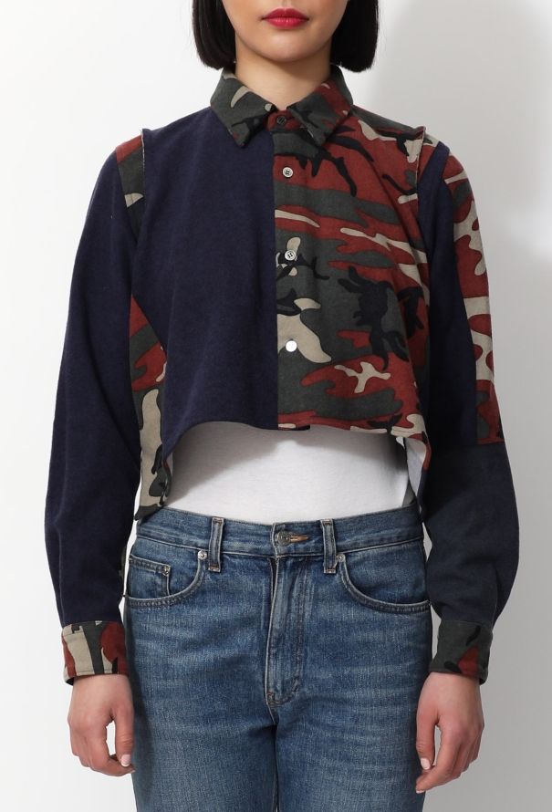 Comme des Garçons 2014 Camouflage Felt Top - 3