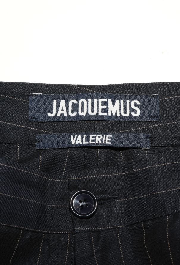 Jacquemus Resort 2016 Pinstripe Linen Trousers - 6
