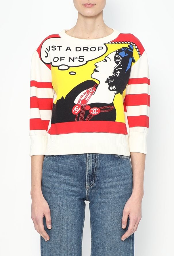 Chanel Iconic F/W 2001 Mademoiselle Sweater - 1