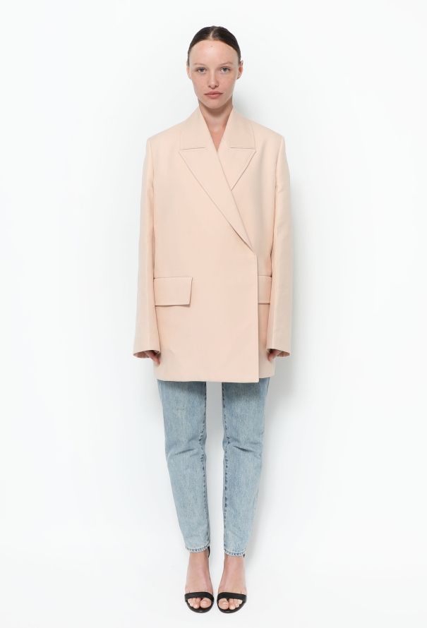 Jil Sander 2022 Oversized Cotton Blazer - 3