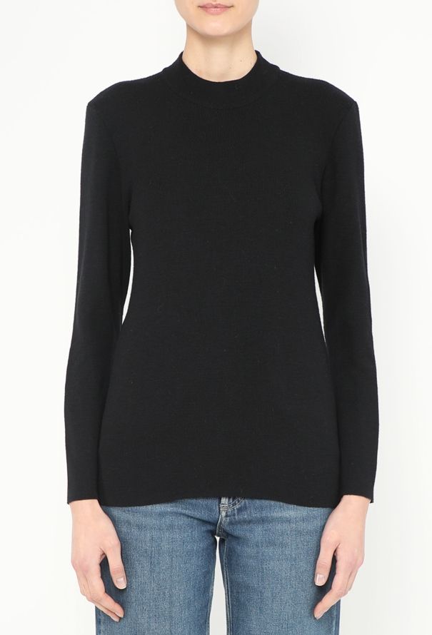 Saint Laurent Vintage Mock-Neck Sweater - 1