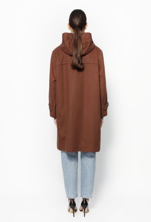Saint Laurent '70s Hooded Wool Duffle Coat - 5