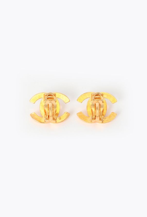 Chanel 1995 'CC' Clip Earrings - 2