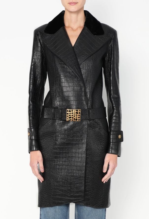 Chanel Pre-Fall 2019 Paris-New York Leather Coat - 1
