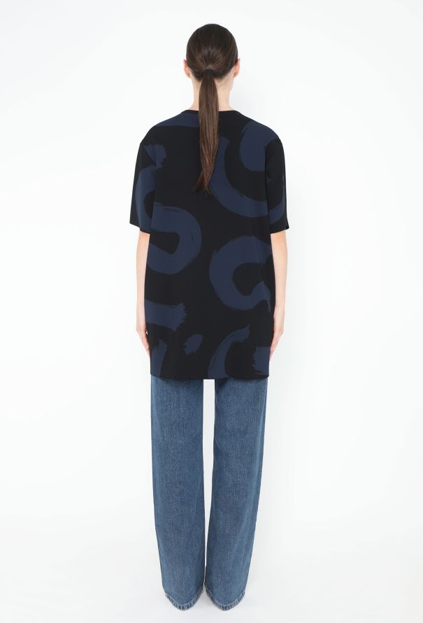 Céline S/S 2014 Oversized Brushstroke Tunic - 4