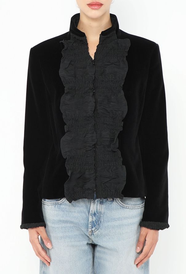 Saint Laurent F/W 2001 Tom Ford Velvet Jacket - 6