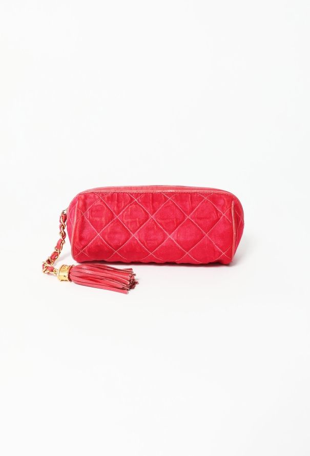 Chanel '90s Quilted Tassel Pouch - 1