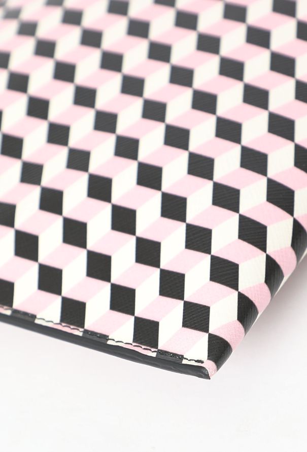 Prada Printed Saffiano Clutch - 8