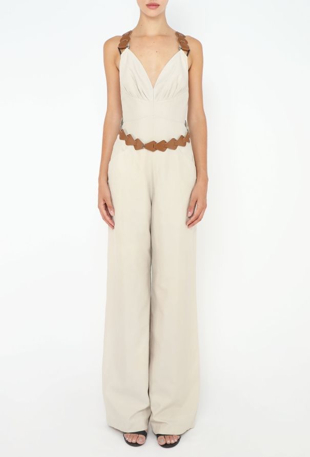 Thierry Mugler Rare S/S 2001 Trojan Belted Jumpsuit - 5