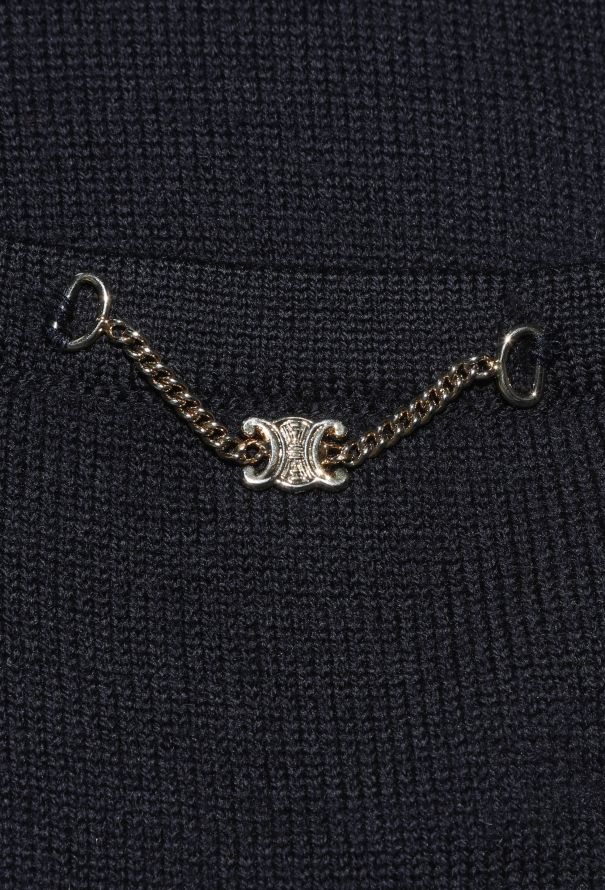 Céline '70s Knit Triomphe Vest - 7