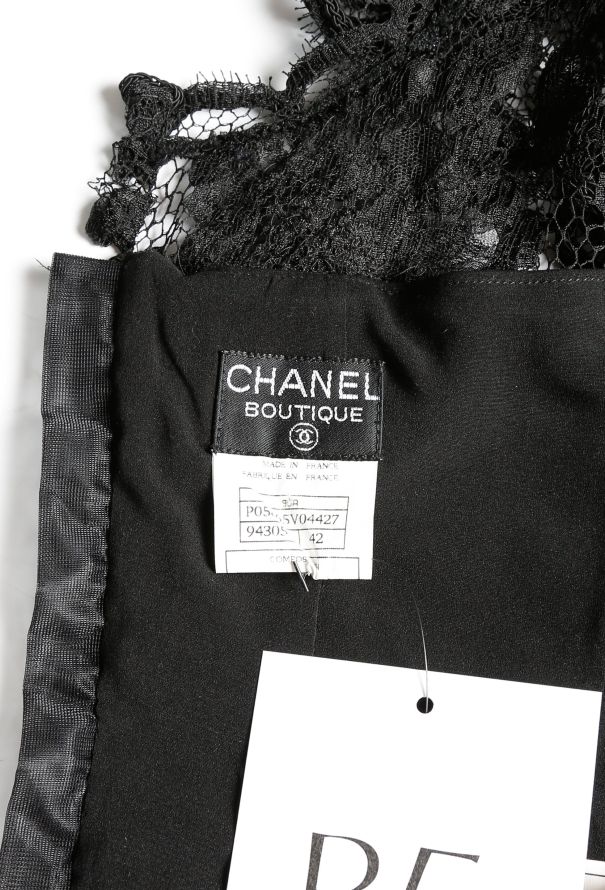 Chanel ICONIC F/W 1995 Lace Bustier Top - 5
