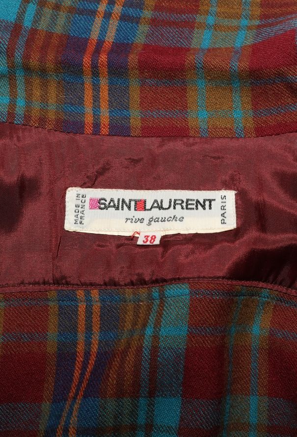 Saint Laurent 1979 Plaid Flannel Shirt - 6
