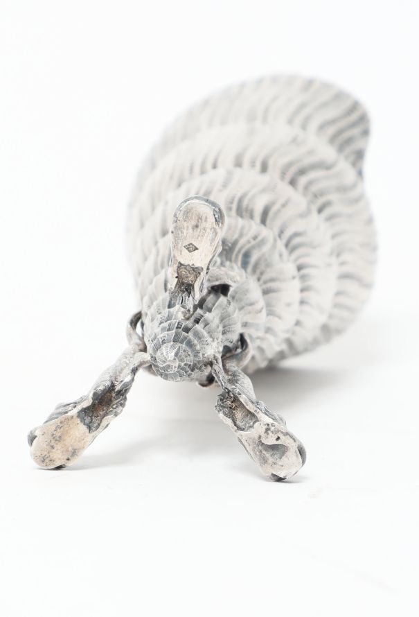 Vintage Objects & Decor Silver Shell Chalice - 4