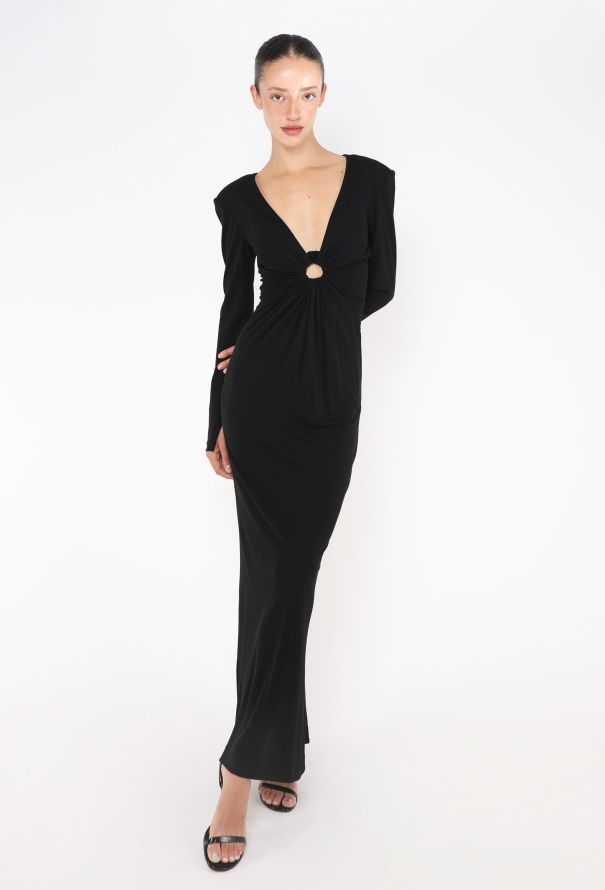 Azzaro COLLECTOR '70s Ruched Gown & Cape Ensemble - 2