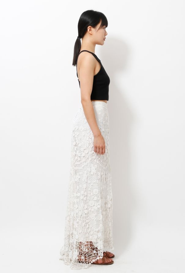 Antique Lace Crochet Skirt - 3