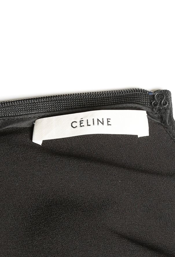 Céline Silk Crêpe Tulip Dress - 4